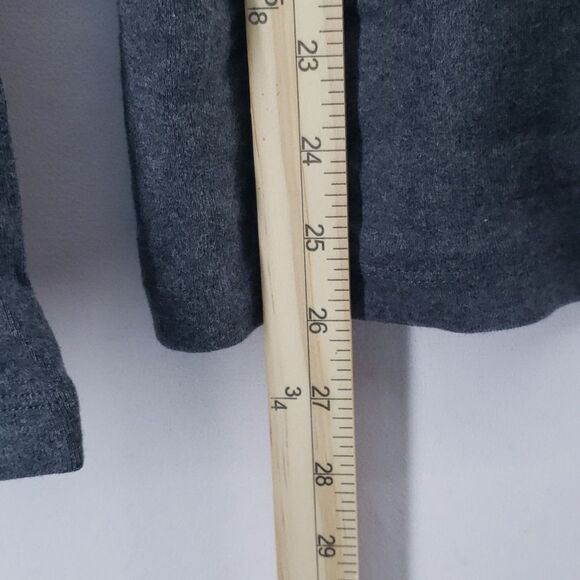 Karen Scott Snowman Trio Long-Sleeve Top Charcoal Size Medium (AM) - Picture 6 of 8